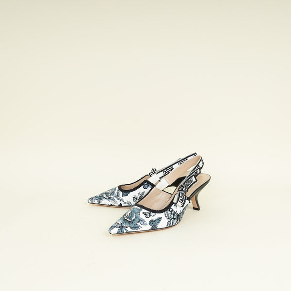 Christian Dior Bicolor TDJ Mexico Embroidered Butterfly J'adior