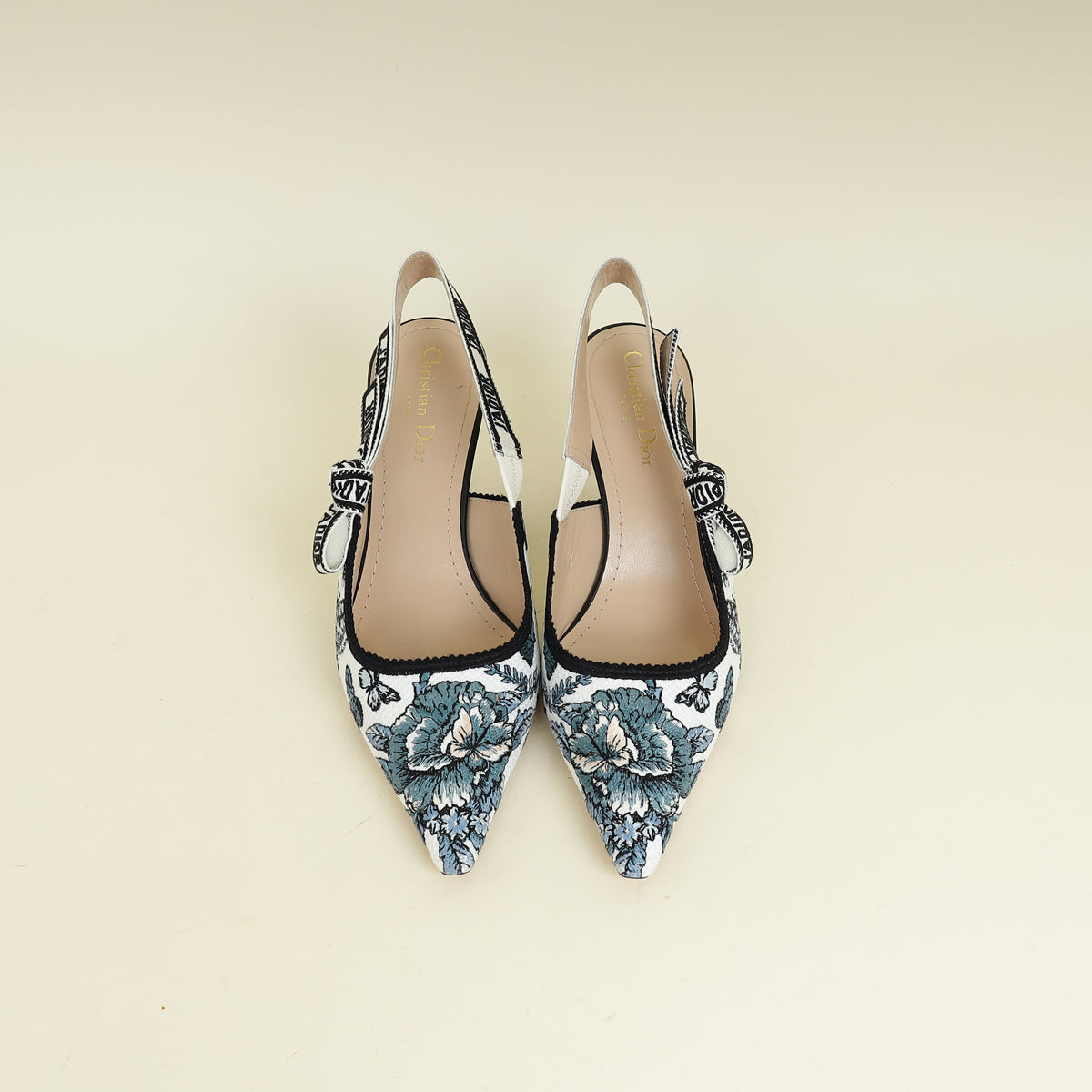 Christian Dior Bicolor TDJ Mexico Embroidered Butterfly J'adior