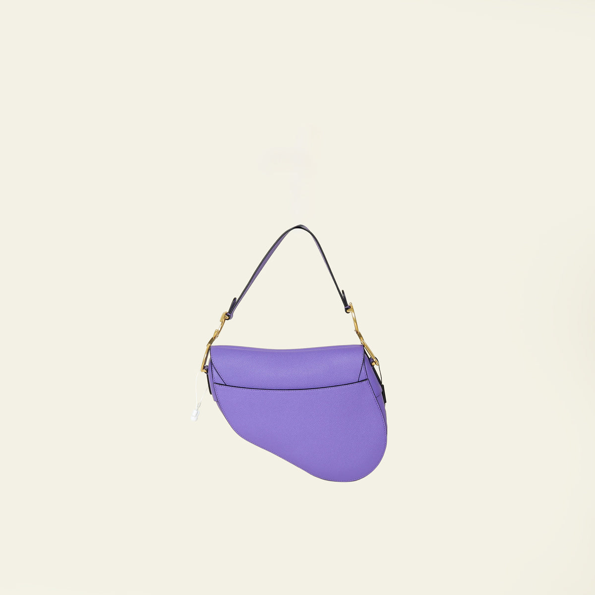 Christian Dior Violet Saddle Medium Bag w/ Strap-Christian Dior-THE CLOSET