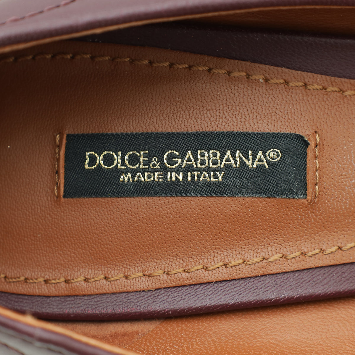 Dolce & Gabbana Burgundy Devotion Pumps 40