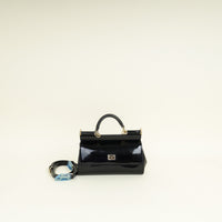 Dolce & Gabbana Black Mini East West Sicily Bag