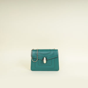 Bvlgari Green Serpenti Shoulder Bag