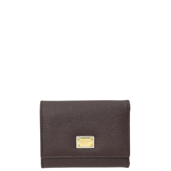 Dolce & Gabbana Dauphine French Flap Wallet