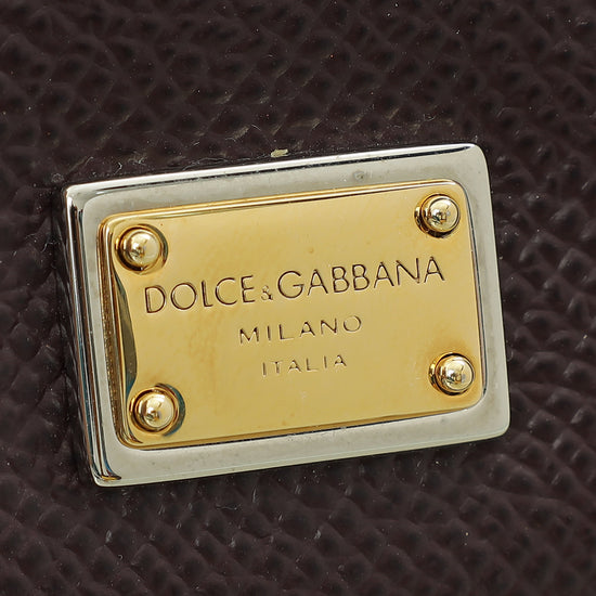 Dolce & Gabbana Dauphine French Flap Wallet