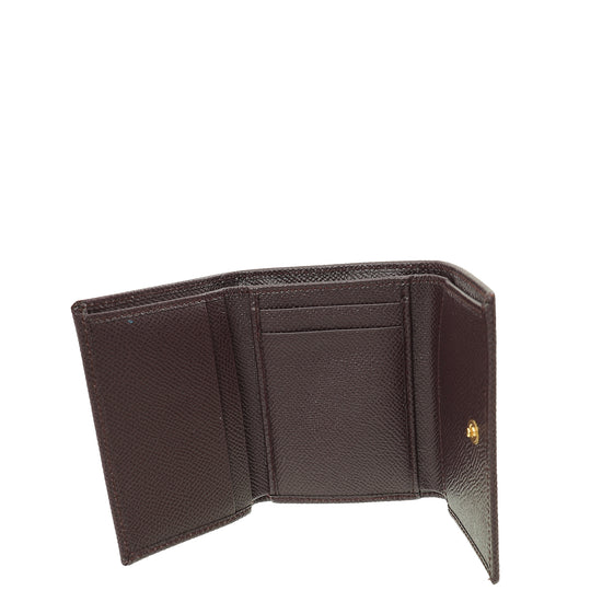 Dolce & Gabbana Dauphine French Flap Wallet