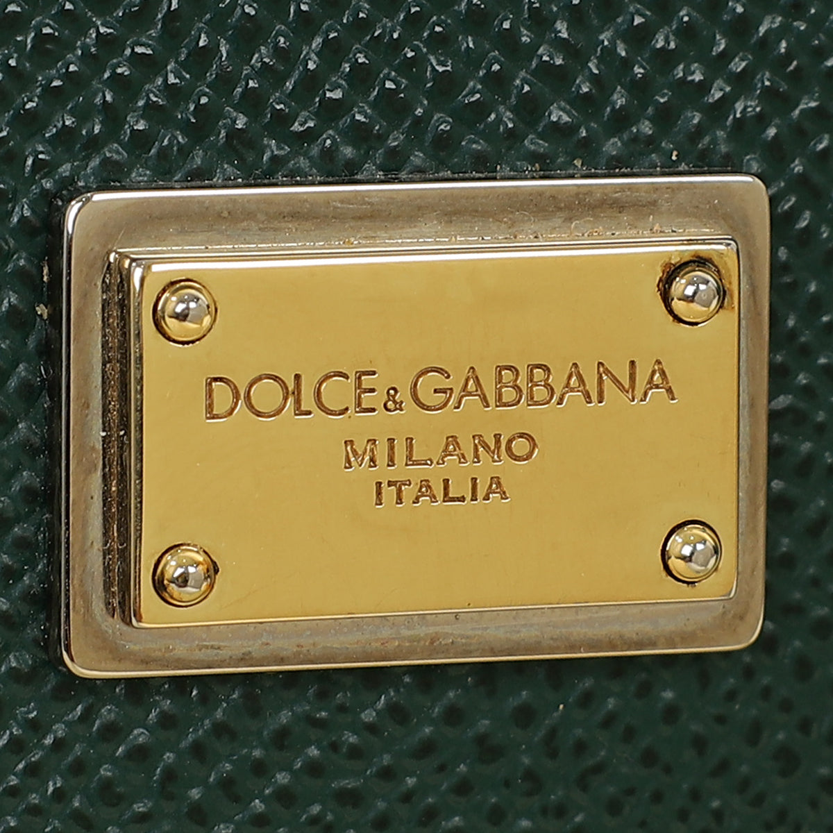 Dolce & Gabbana Green Sicily Medium Bag