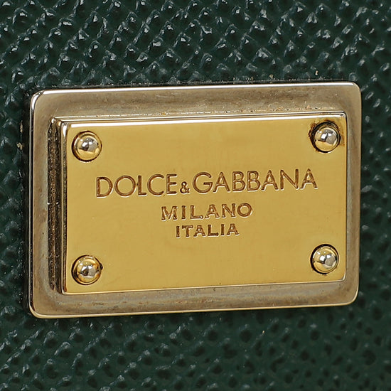 Dolce & Gabbana Green Sicily Medium Bag