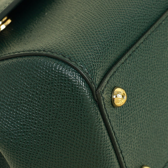 Dolce & Gabbana Green Sicily Medium Bag