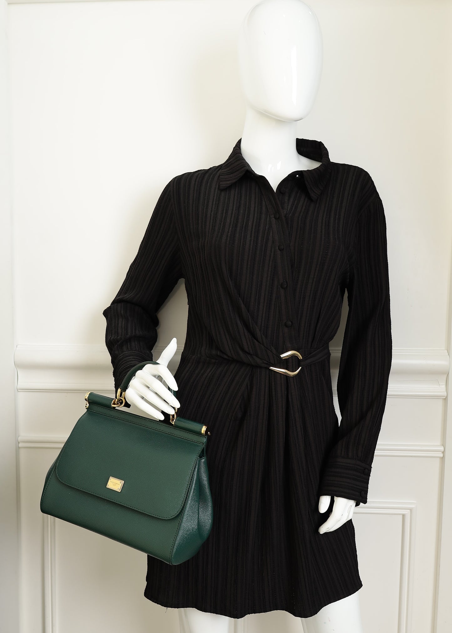 Dolce & Gabbana Green Sicily Medium Bag