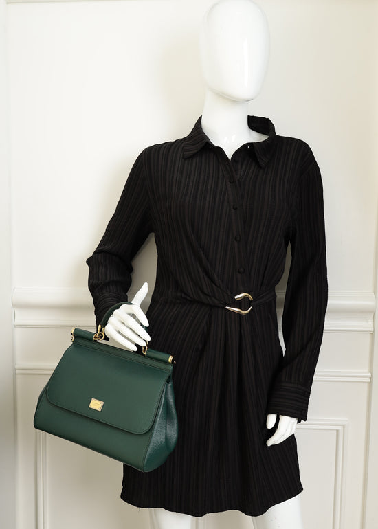 Dolce & Gabbana Green Sicily Medium Bag