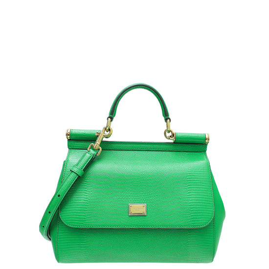 Dolce gabbana green on sale bag