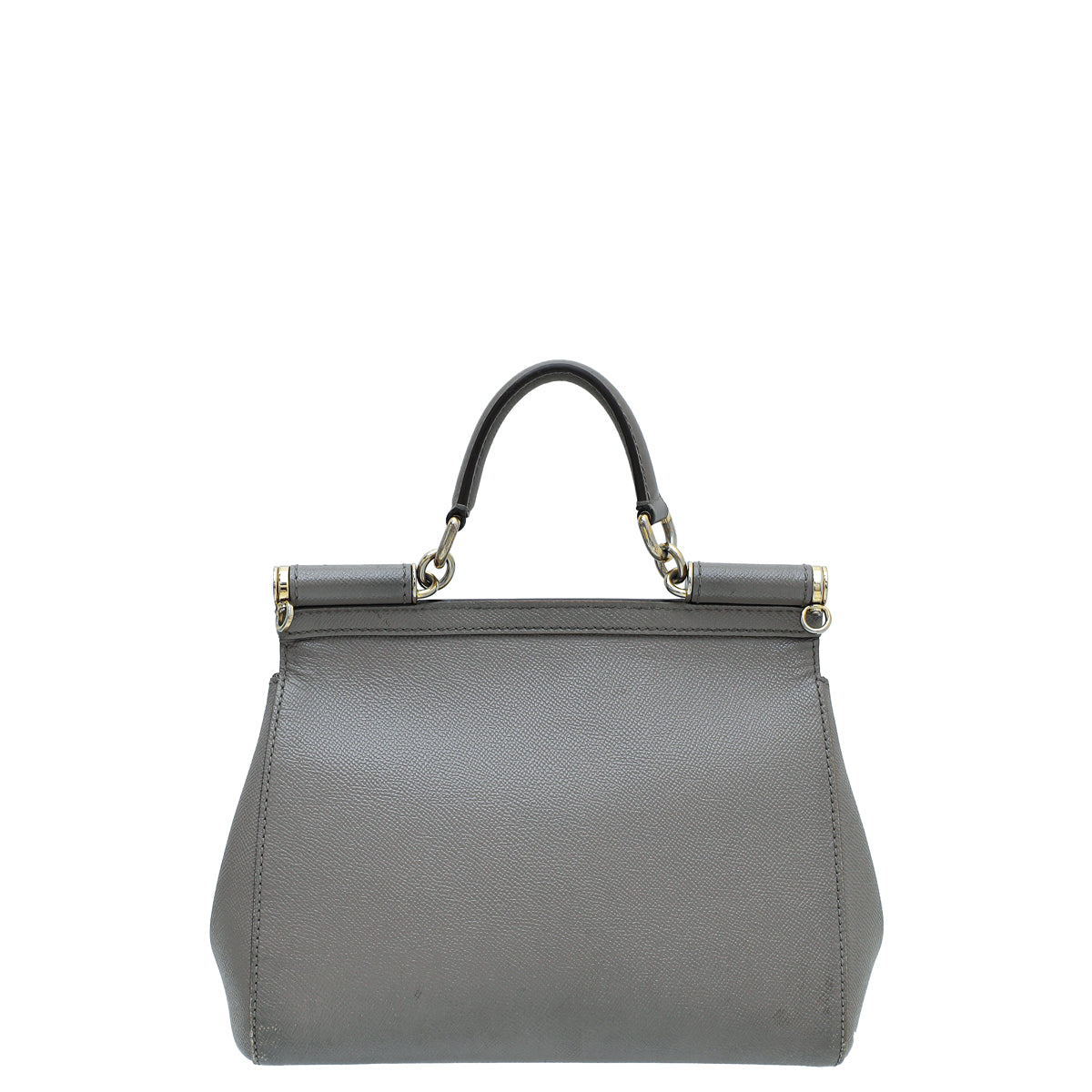 Dolce & Gabbana Grey Dauphine Sicily Medium Bag-Dolce & Gabbana-THE CLOSET