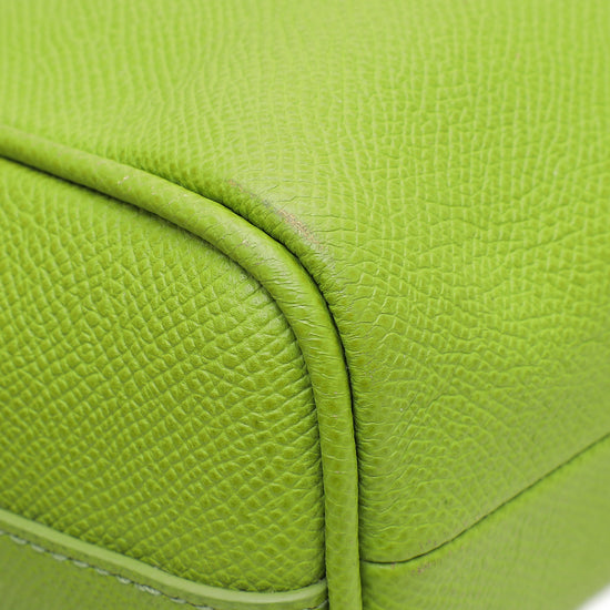 Dolce & Gabbana Apple Green Dauphine Flat Vertical Sicily Bag