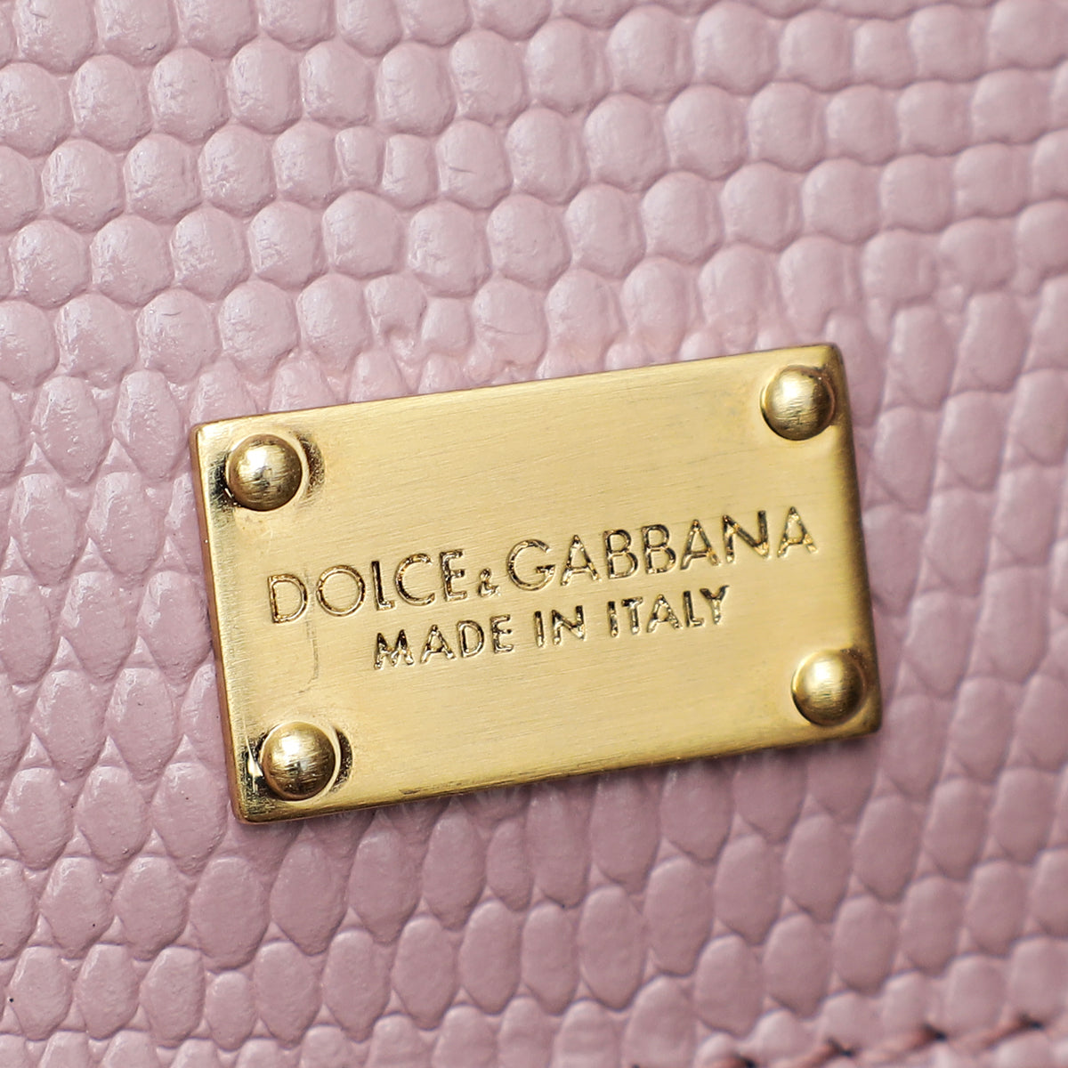 Dolce & Gabbana Lilac Lizard Print Miss Monica Medium Bag