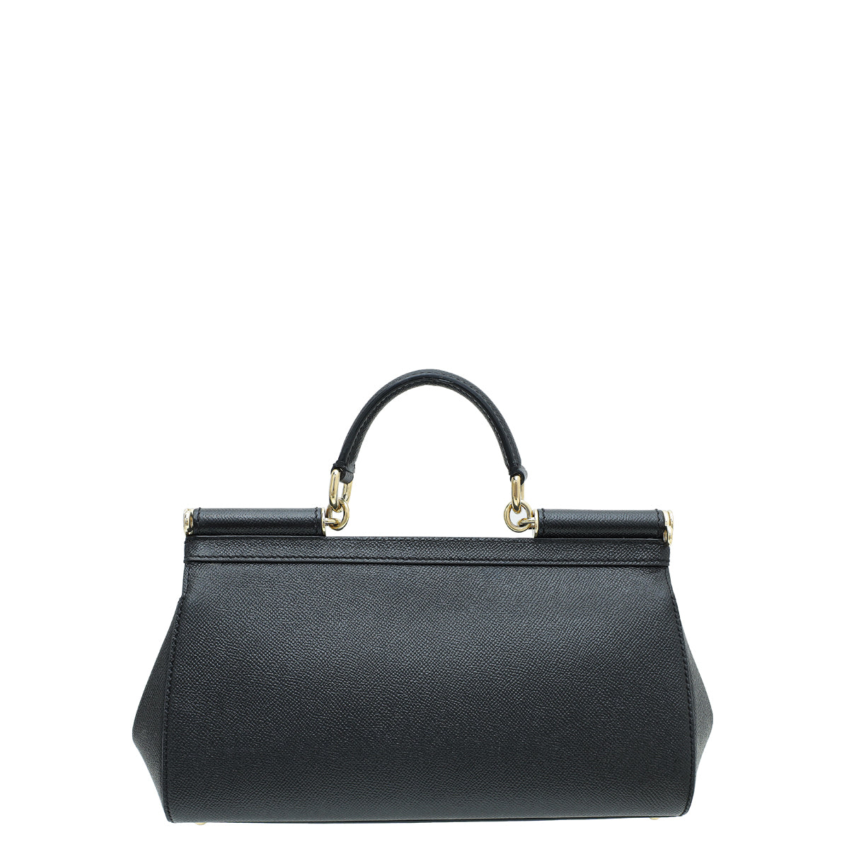 Dolce & Gabbana Black Elongated Sicily Medium Bag-Dolce & Gabbana-THE CLOSET