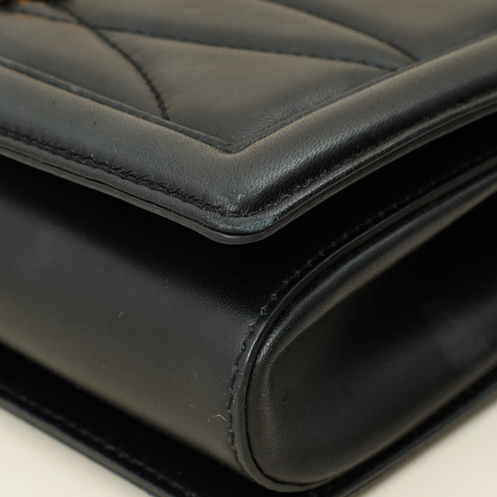 Dolce & Gabbana Black Devotion Quilted Flap Shoulder Bag-Dolce & Gabbana-THE CLOSET