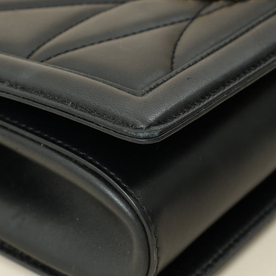 Dolce & Gabbana Black Devotion Quilted Flap Shoulder Bag-Dolce & Gabbana-THE CLOSET