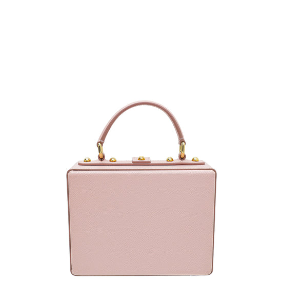 Dolce & Gabbana Pink Dolce Box Embellished Bag