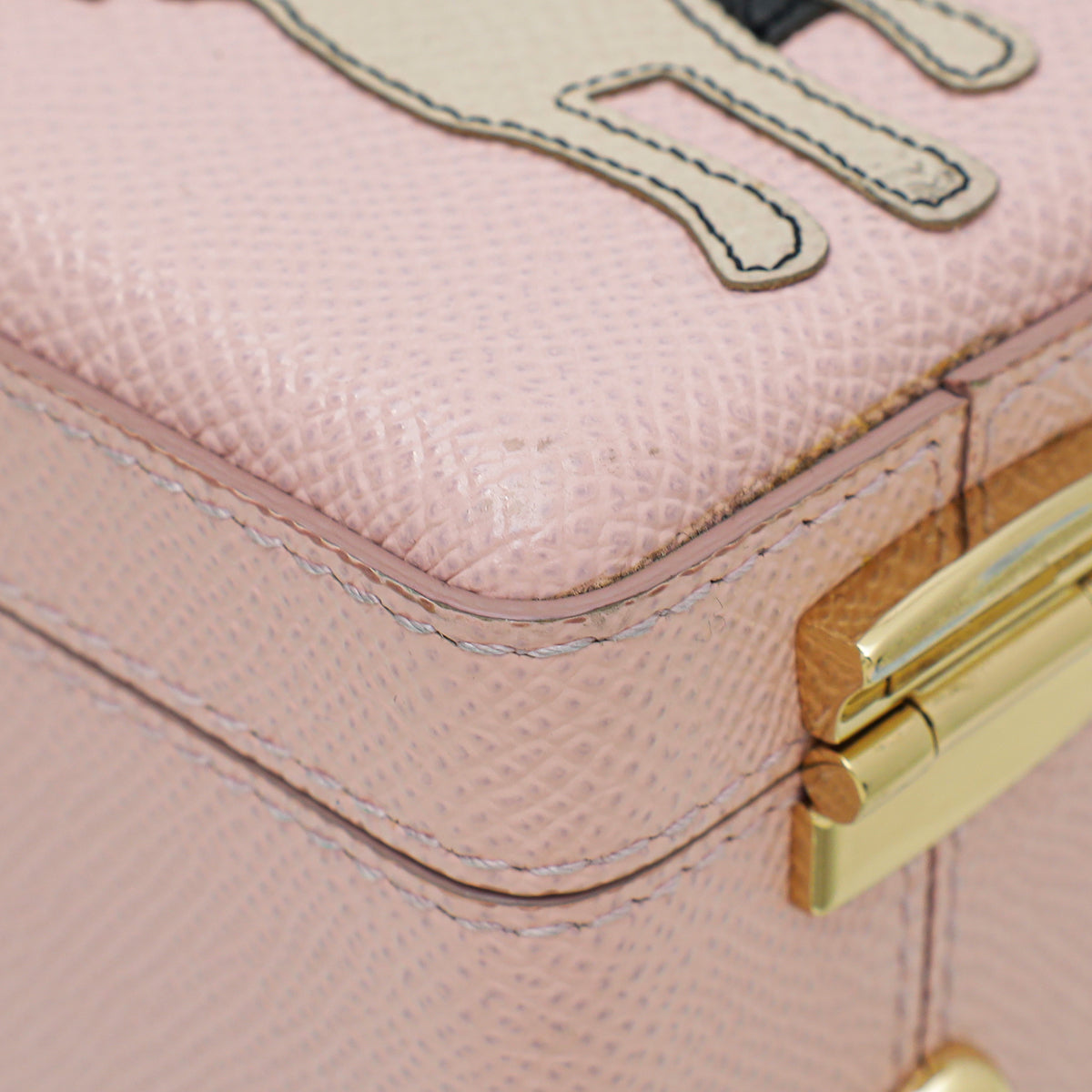 Dolce & Gabbana Pink Dolce Box Embellished Bag