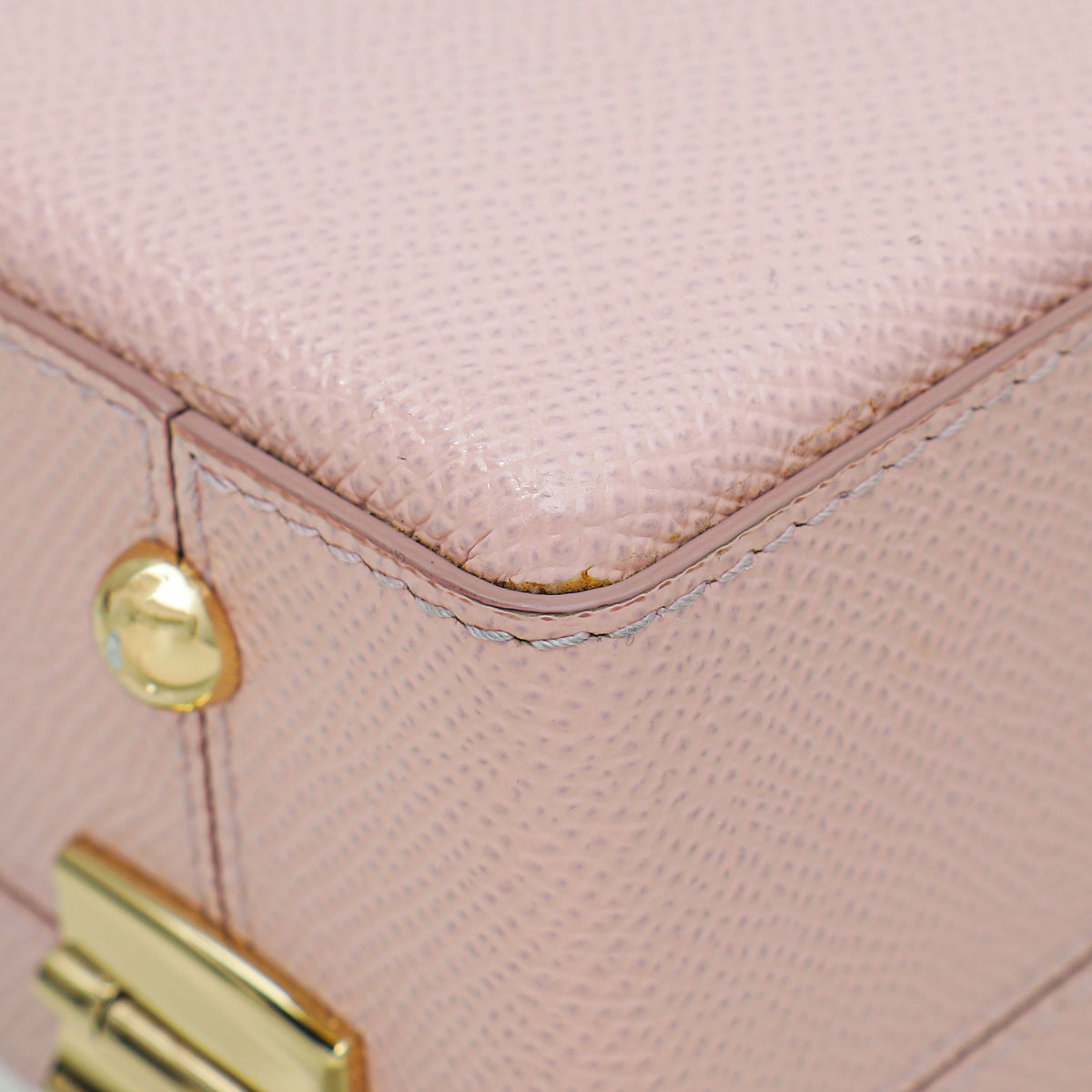 Dolce & Gabbana Pink Dolce Box Embellished Bag