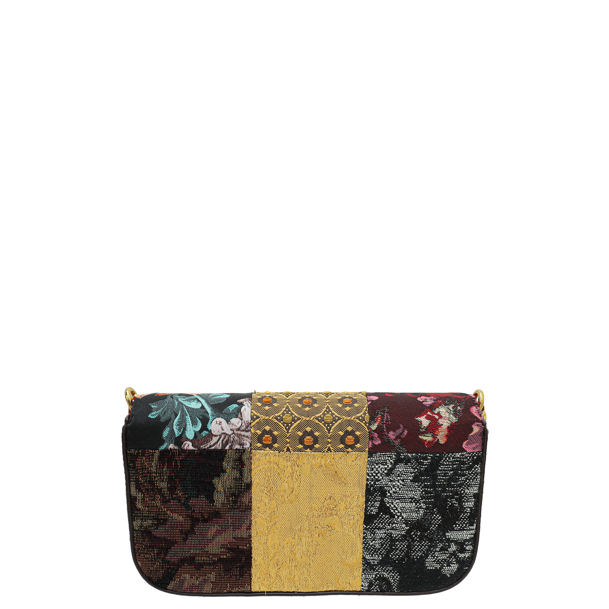 Dolce & Gabbana Multicolor DG Girls Patchwork Fabric Chain Shoulder Bag-Dolce & Gabbana-THE CLOSET