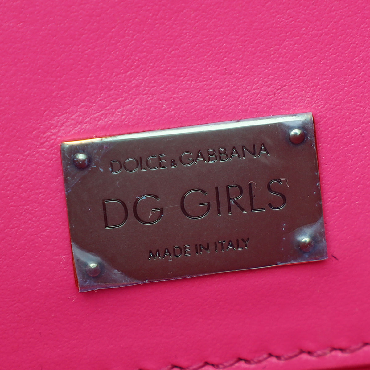 Dolce & Gabbana Multicolor DG Girls Patchwork Fabric Chain Shoulder Bag