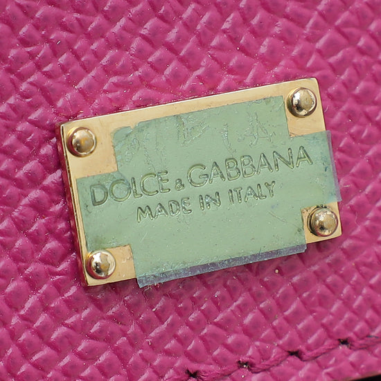 Dolce & Gabbana Violet Dauphine Sicily Small Bag