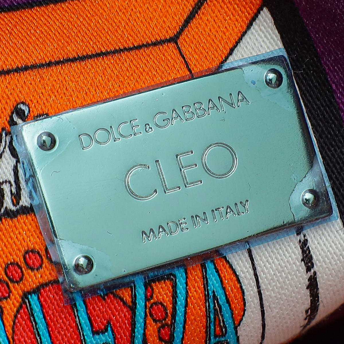 Dolce & Gabbana Purple Belleza Shoulder Sling Purse Cleo Bag