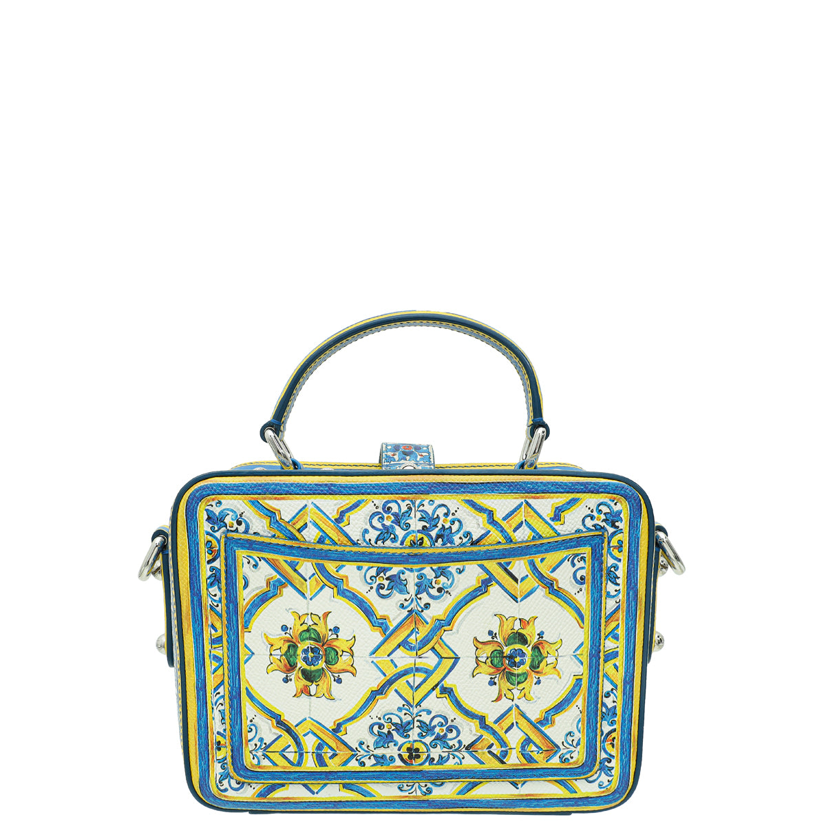 Dolce & Gabbana Multicolor Dauphine Majolica Printed Dolce Box Bag