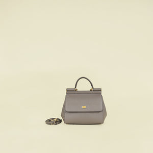 Dolce & Gabbana Grey Dauphine Sicily Small Bag