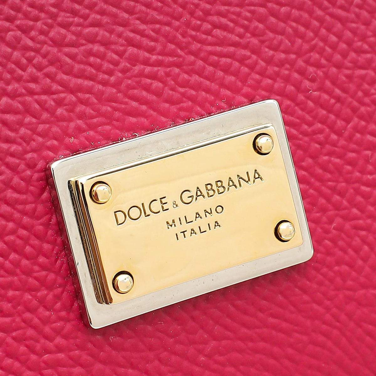 Dolce & Gabbana Fuchsia Sicily Dauphine Medium Bag