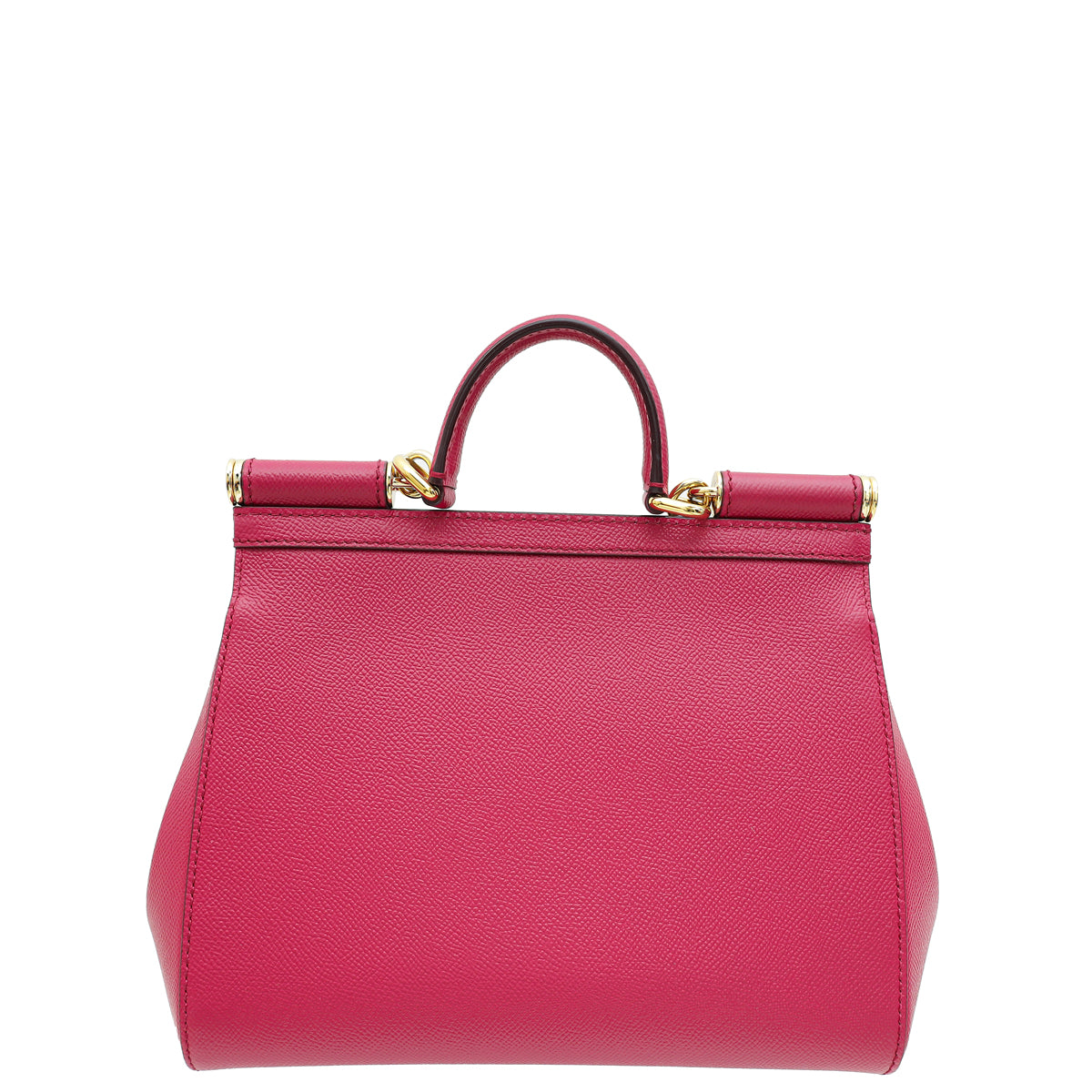 Dolce & Gabbana Fuchsia Sicily Dauphine Medium Bag-Dolce & Gabbana-THE CLOSET