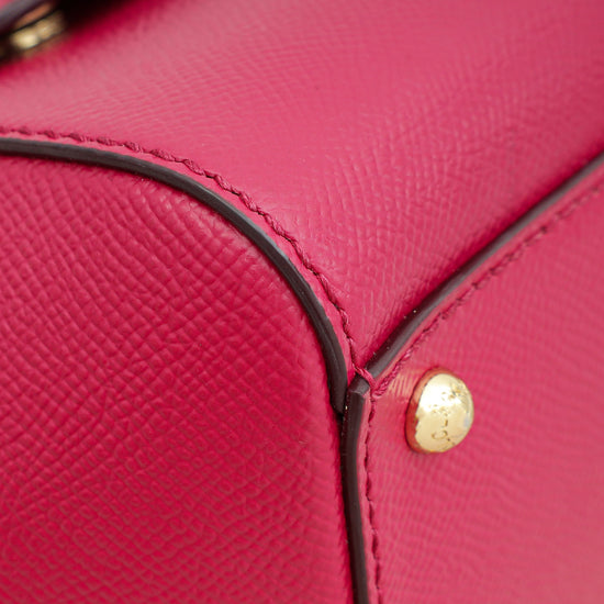 Dolce & Gabbana Fuchsia Sicily Dauphine Medium Bag