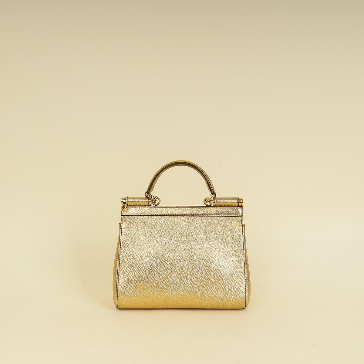 Dolce & Gabbana Metallic Gold Sicily Dauphine Small Bag-Dolce & Gabbana-THE CLOSET