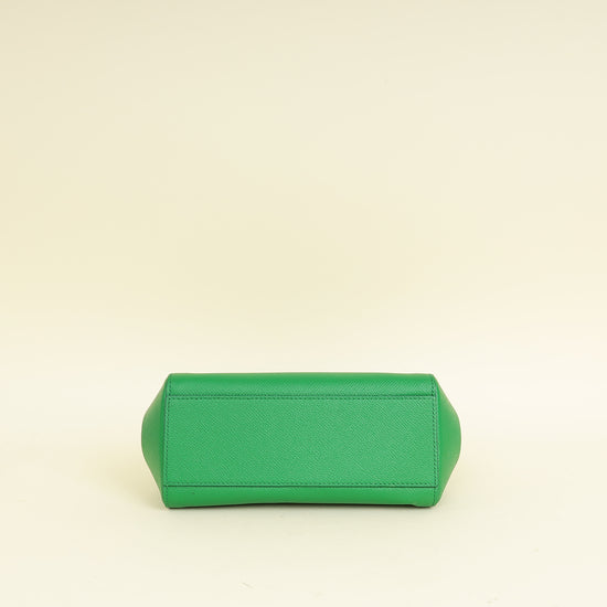 Dolce & Gabbana Green Sicily Small Flap Bag