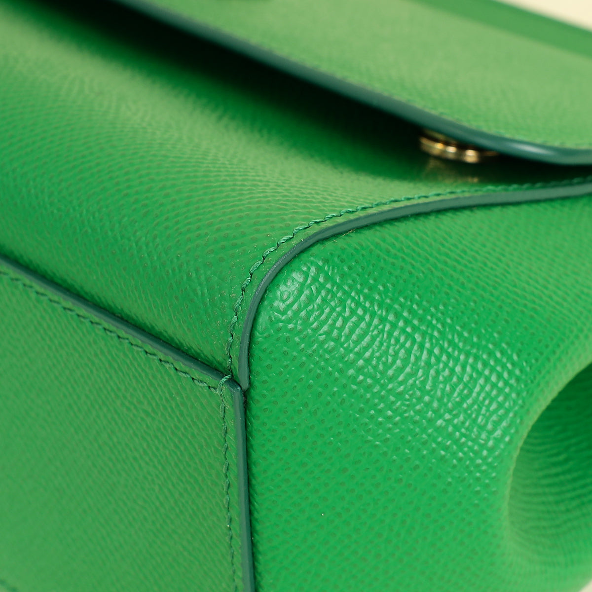 Dolce & Gabbana Green Sicily Small Flap Bag