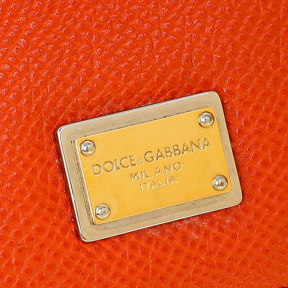 Dolce & Gabbana Orange Sicily Bag