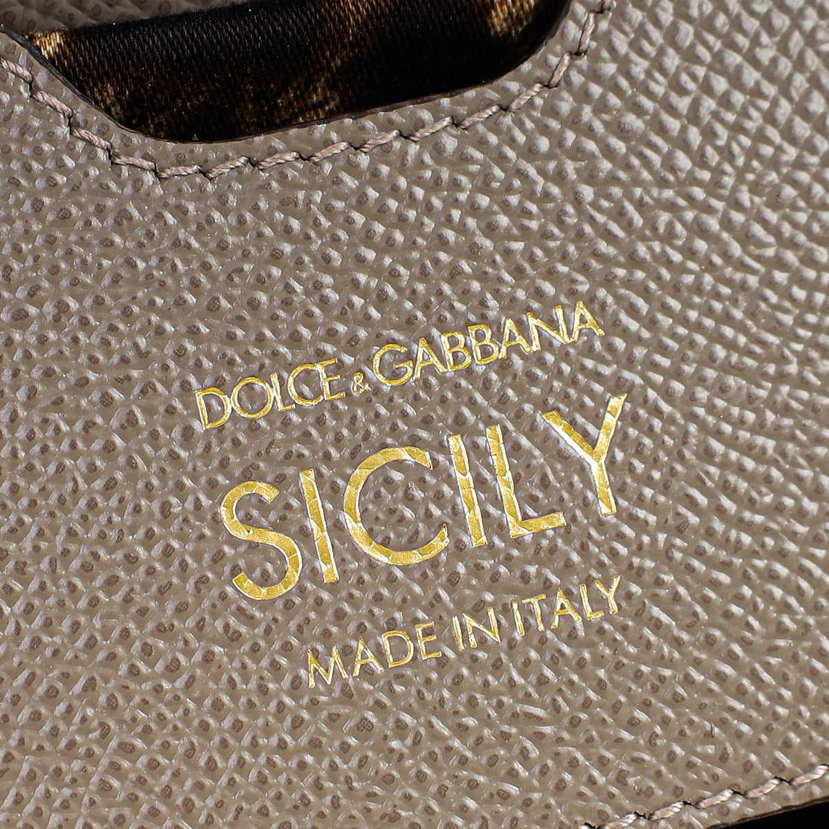 Dolce & Gabbana Grey Sicily Dauphine Small Bag