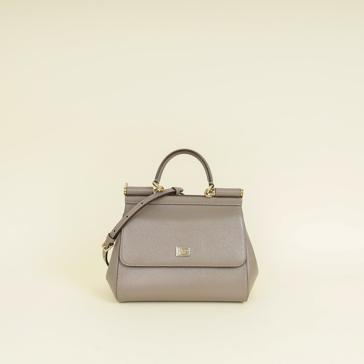 Dolce & Gabbana Grey Sicily Dauphine Small Bag