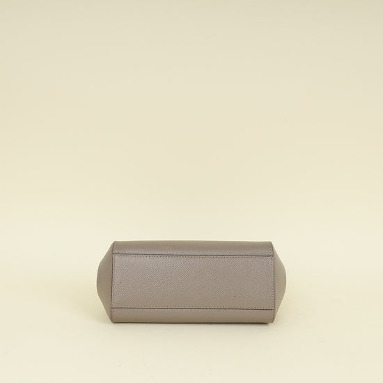 Dolce & Gabbana Grey Sicily Dauphine Small Bag