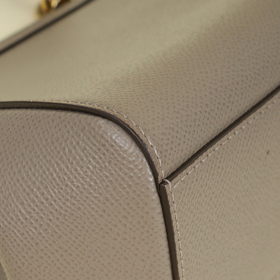 Dolce & Gabbana Grey Sicily Dauphine Small Bag