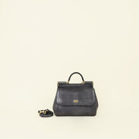 Dolce & Gabbana Dark Gray Sicily Medium Bag