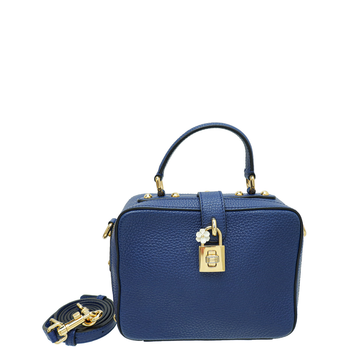 Dolce & Gabbana Royal Blue "Dolce Box" Bag-Dolce & Gabbana-THE CLOSET