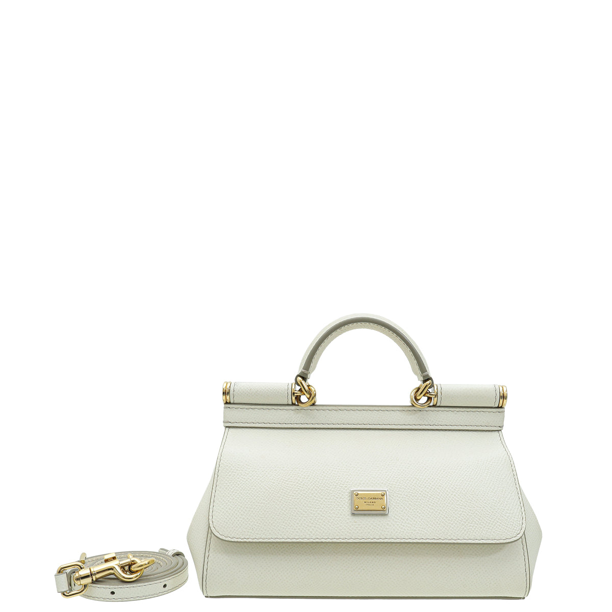 Dolce & Gabbana White Sicily Small Bag-Dolce & Gabbana-THE CLOSET