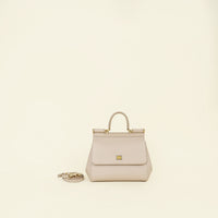 Dolce & Gabbana Beige Dauphine Sicily Small Flap Bag