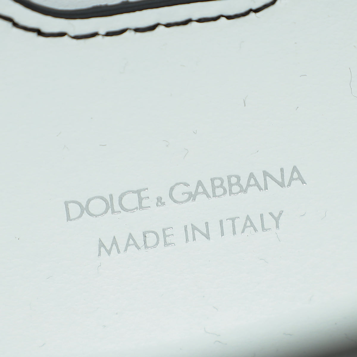 Dolce & Gabbana White Graffiti Flap Shoulder Bag