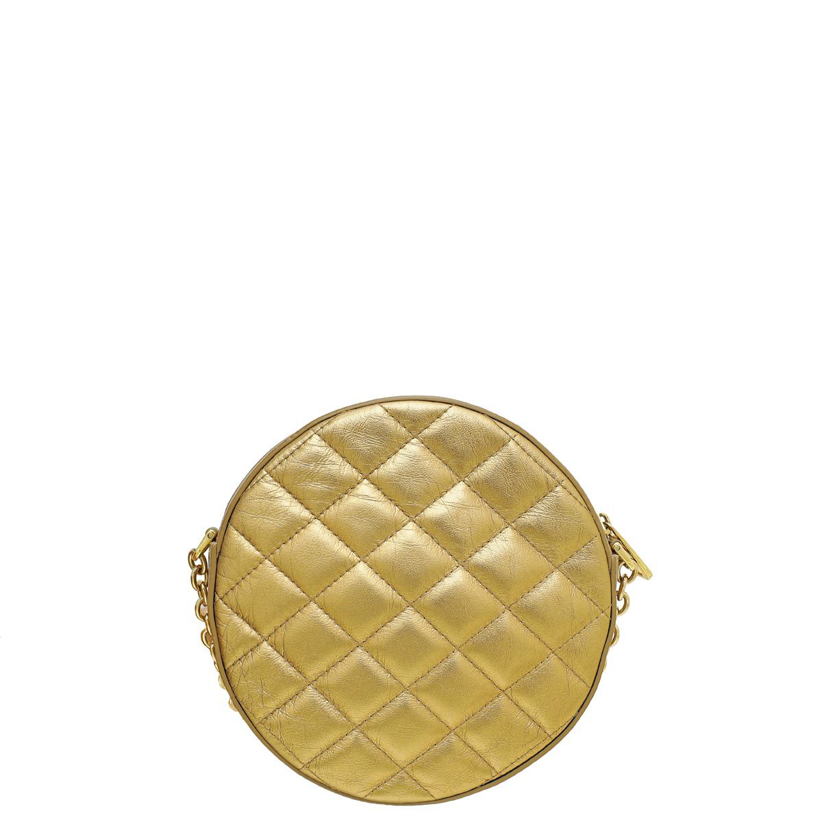 Dolce & Gabbana Metallic Gold Miss Glam Chain Bag-Dolce & Gabbana-THE CLOSET
