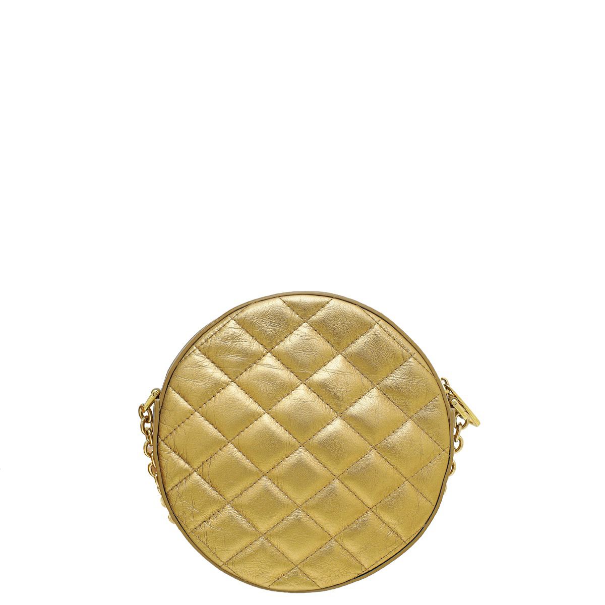 Dolce & Gabbana Metallic Gold Miss Glam Chain Bag