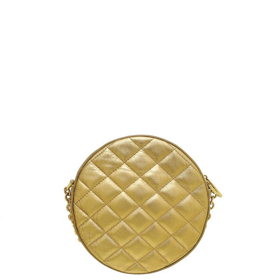 Dolce & Gabbana Metallic Gold Miss Glam Chain Bag