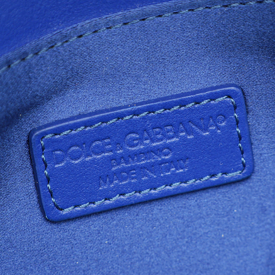 Load image into Gallery viewer, Dolce &amp;amp; Gabbana Blue Crystal DG Girls Bambino Crossbody Bag
